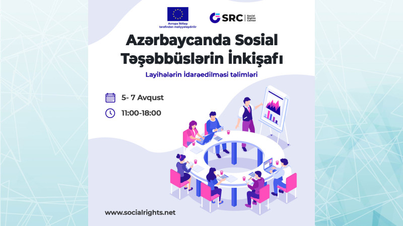 Bakıda 3 mərhələdən ibarət ödənişsiz təlimlər təşkil olunacaq