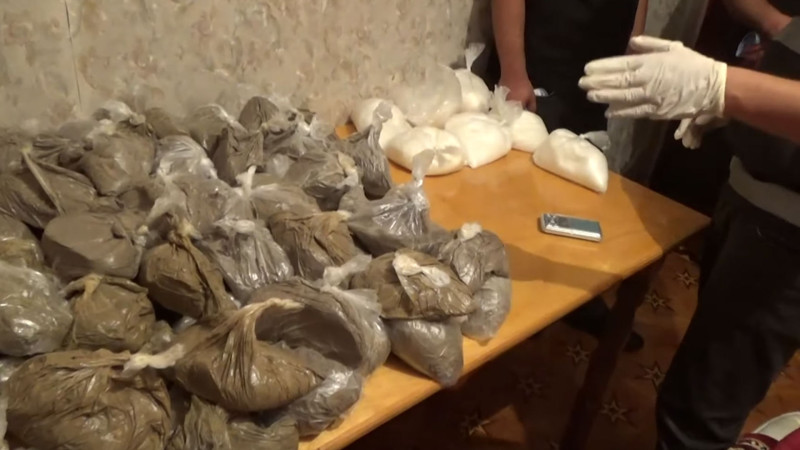 Bakıda xüsusi əməliyyat zamanı 86 kiloqram narkotik aşkarlanaraq götürülüb
