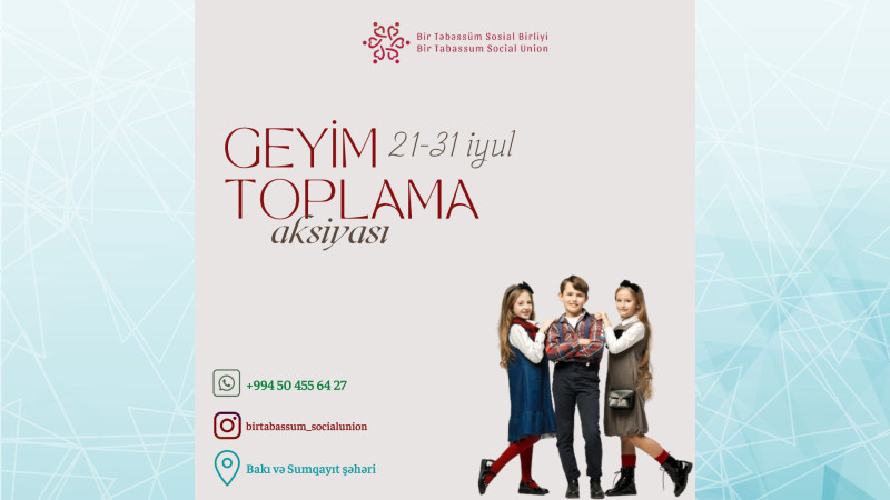 Bakıda aztəminatlı ailələrə yardım məqsədilə 10 günlük aksiya keçiriləcək