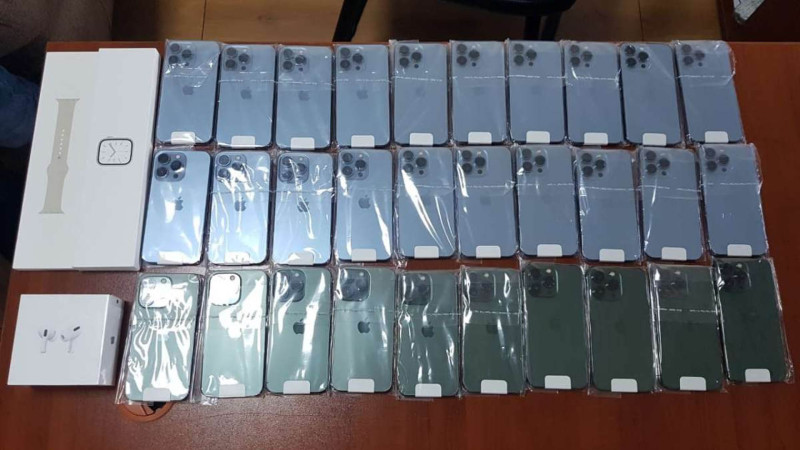 Ölkəyə qanunsuz yolla 30 ədəd mobil telefon gətirməyə çalışan şəxs nəzarətə götürülüb