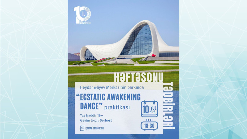 Bakıda hər kəsin iştirak edə biləcəyi oyanış rəqs praktikası təşkil olunacaq