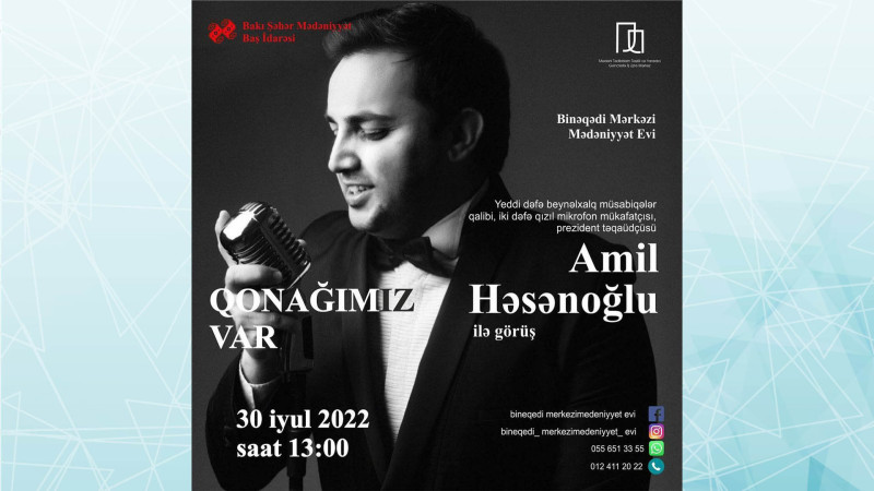 Amil Həsənoğlu Binəqədi rayon sakinləri ilə görüşəcək