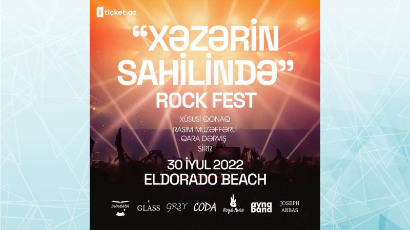 Bakıda Xəzərin Sahilində adlı rok festivalı keçiriləcək