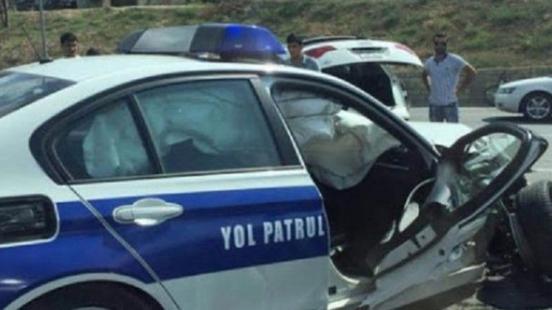 Bakıda YPX avtomobili qəzaya uğrayıb: bir nəfər xəsarət alıb