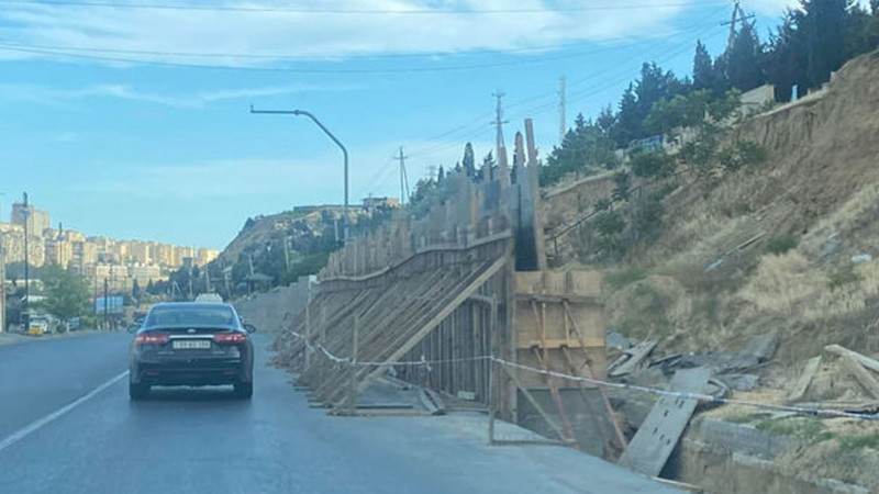 Yeni Günəşlidə yolun bir hissəsi hansı səbəbdən zəbt olunub?