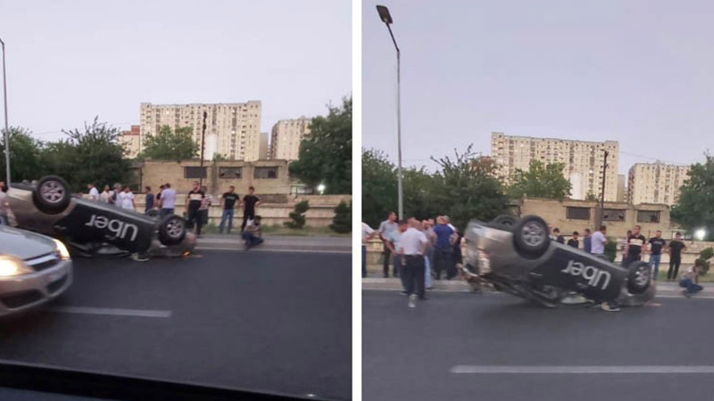 Nizami: Əli Əliyev küçəsində “Prius” aşıb