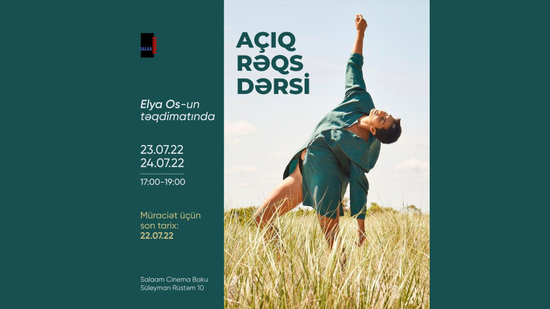 Salaam Cinema Baku-da iki günlük rəqs dərsləri keçiriləcək