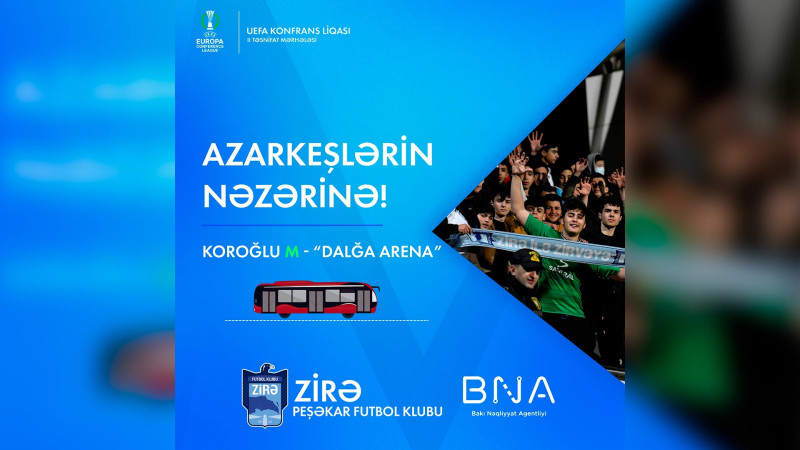 “Dalğa Arena”ya xüsusi avtobuslar təşkil olunacaq