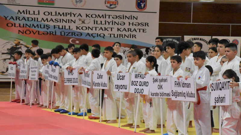 FHN-in idmançıları Full-kontakt karate üzrə Bakı açıq turnirində iştirak ediblər