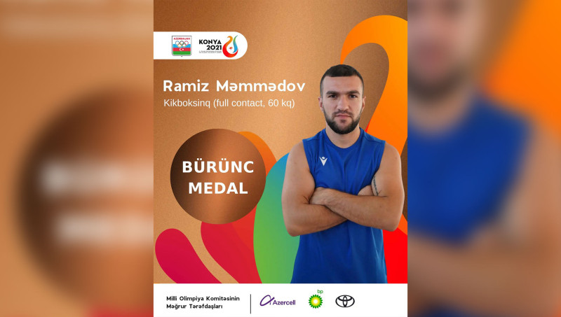 Bakılı kikboksçu Ramiz Məmmədov İslamiadada medal qazanıb