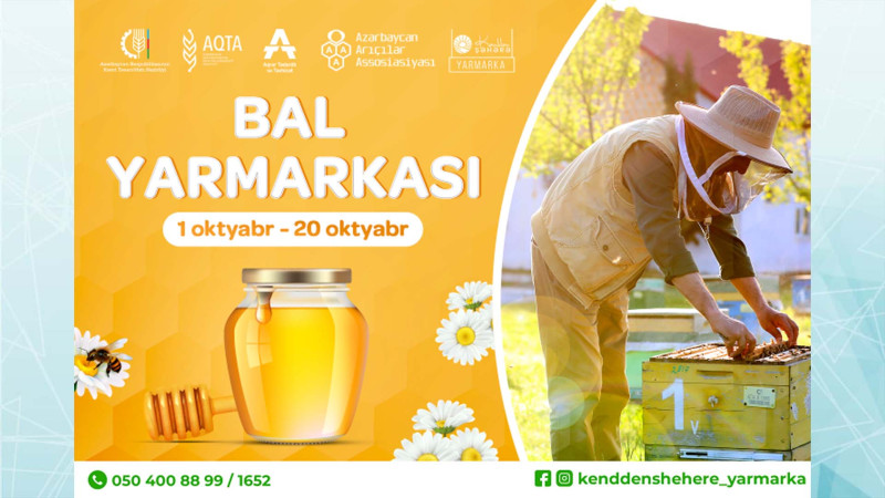 Bakıda növbəti bal yarmarkası keçiriləcək