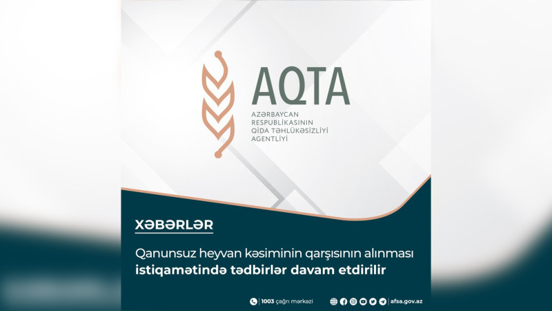Bakıda daha 15 heyvan kəsimi məntəqəsində metal konstruksiyalar sökülüb