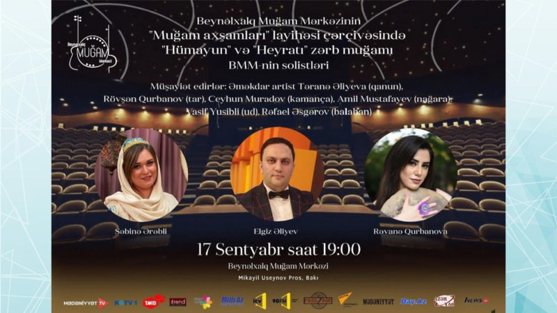 Beynəlxalq Muğam Mərkəzində mövsümün ilk konsertinə hazırlıqlar gedir
