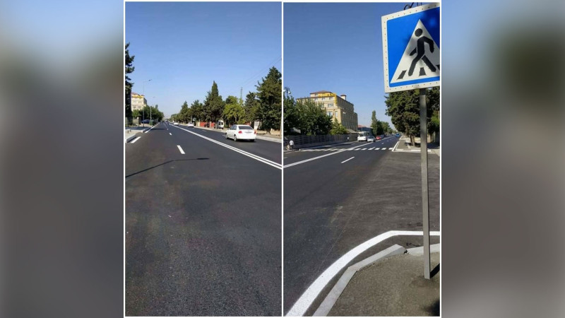 Bakıxanov qəsəbəsində salınmış yeni yol avtoşların sevimli məkanına çevrilib