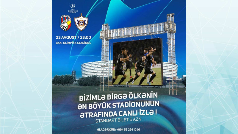 Bakı Olimpiya Stadionunda “Qarabağ”ın oyununa baxmaq mümkün olacaq