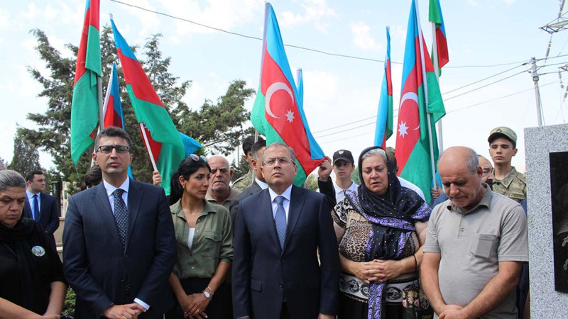 Bakıda Vətən müharibəsi şəhidinin doğum günü mərasimi keçirilib