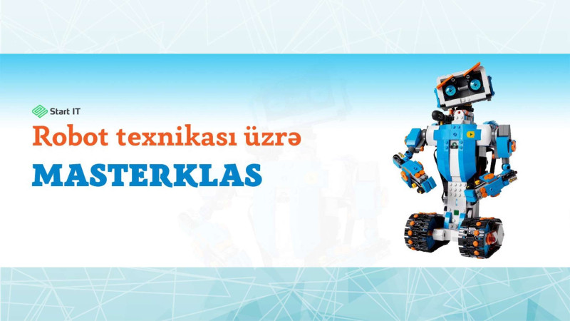 Bakıda uşaqlar üçün robot texnikası üzrə master-klas təşkil olunacaq