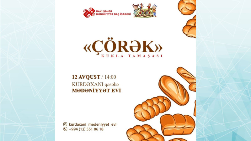 Kürdəxanı Mədəniyyət Evində balacalar üçün tamaşa nümayiş olunacaq