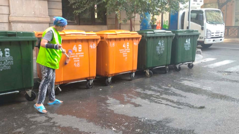 Nəsimi rayonunda abadlıq işləri aparılır