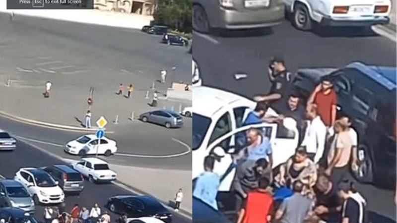 Gənclik Mall-un qarşısında piyadanı avtomobil vurub