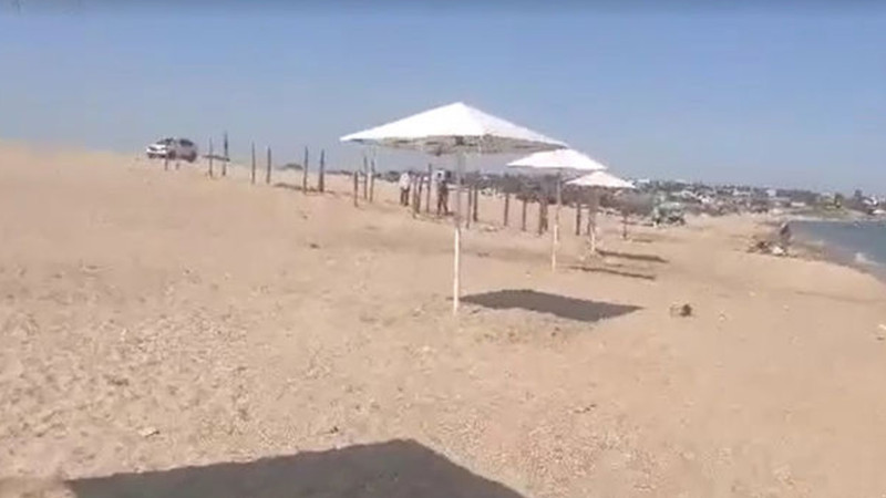 Xəzərin sahili daha bir ərazidə hasarlanır