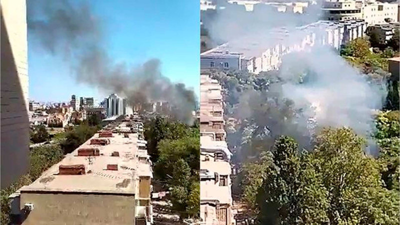 Yasamal: Tbilisi prospektində yanğın başlayıb: Yenilənib