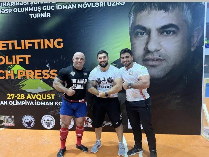 Bakılı idmançı Güc idman növləri üzrə çempionatda 1-ci yerə çıxıb