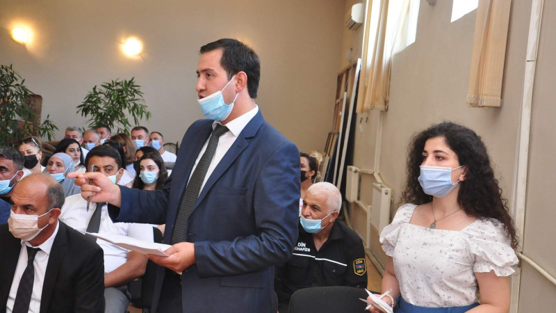 Pirşağı qəsəbəsində sakinlərlə görüş keçirilib