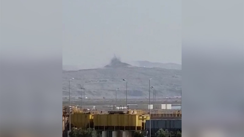 Qaradağ rayonunda vulkan püskürüb