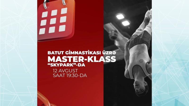 “SKYPARK”-da batut gimnastikası üzrə master-klas keçiriləcək