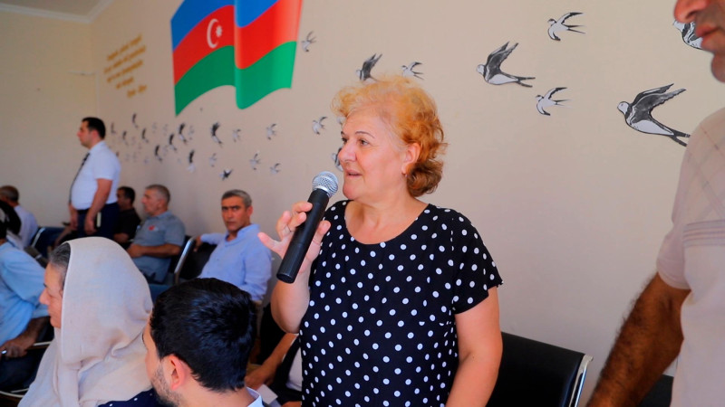 Qaradağ və Xətai rayonlarında sakinlərlə görüş keçirilib