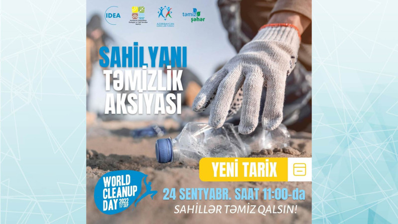 Bakıda gənclər çimərliklərin təmizlik aksiyası keçirəcəklər