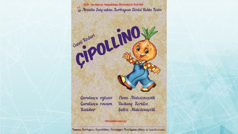 Kukla Teatrı balacaların qarşısına “Çipollino” tamaşası ilə çıxır