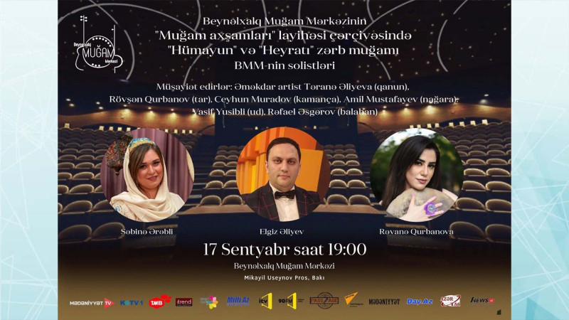 Beynəlxalq Muğam Mərkəzi “Muğam axşamları” konsertini digər tarixə keçirib