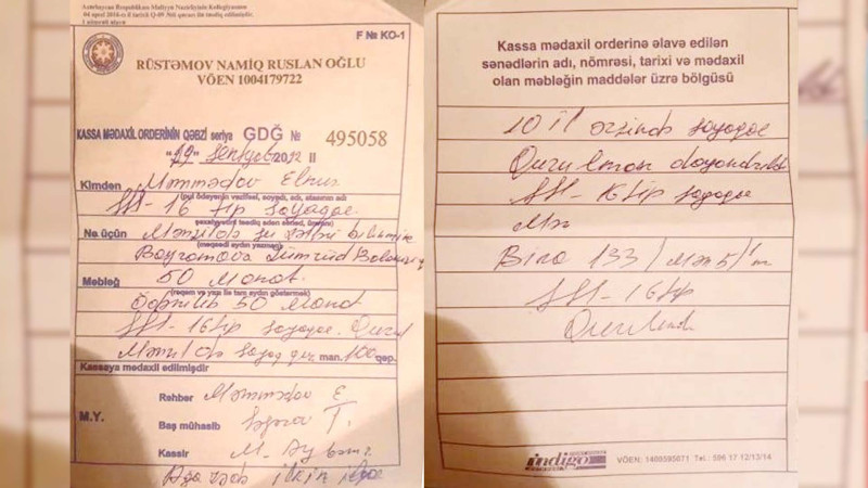 Bakıda özünü “Azərsu” ASC-nin əməkdaşı kimi təqdim şəxs peyda olub