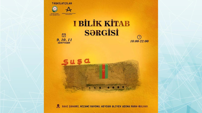 Bakıda I Bilik Kitab Sərgisi baş tutacaq