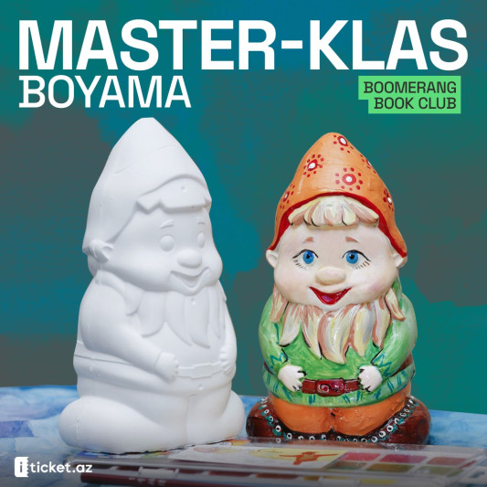 “Boomerang Book Club” uşaqlar üçün boyama master-klası təşkil edəcək