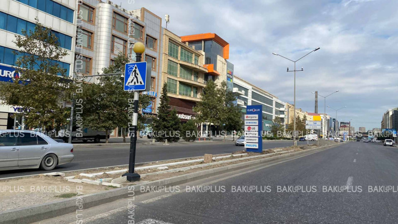 Əhməd Rəcəbli küçəsində yaşıllıq zonası yaradılır