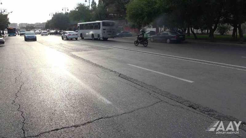 Fətəli Xan Xoyski prospektinin daha bir hissəsində təmir işləri yekunlaşıb