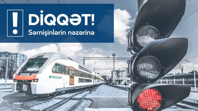 Bakı-Sumqayıt-Bakı qatarlarının yeni cədvəli təqdim olunub