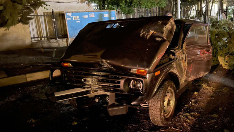 Nərimanov rayonunda avtoxuliqanlıq edən gənclər qəza törədiblər