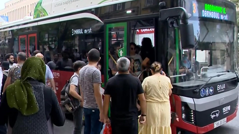 Bakıda avtobuslar dayanacaqda dayanmır: BNA açıqlama verib