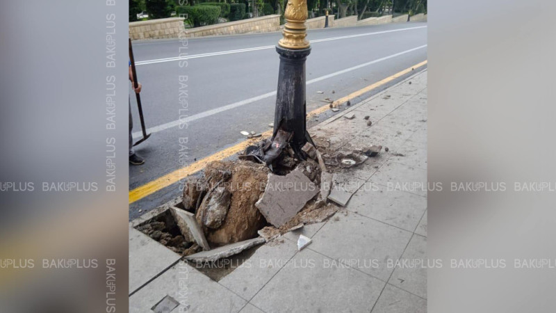 Səbail: Niyazi küçəsində “Prius” qəza törədib