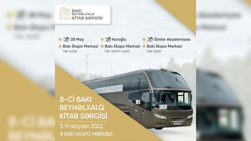 Beynəlxalq Kitab Sərgisi üçün xüsusi avtobuslar təşkil olunacaq