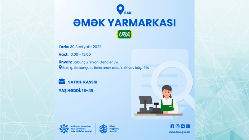 Bakıxanov qəsəbəsində əmək yarmarkası keçiriləcək