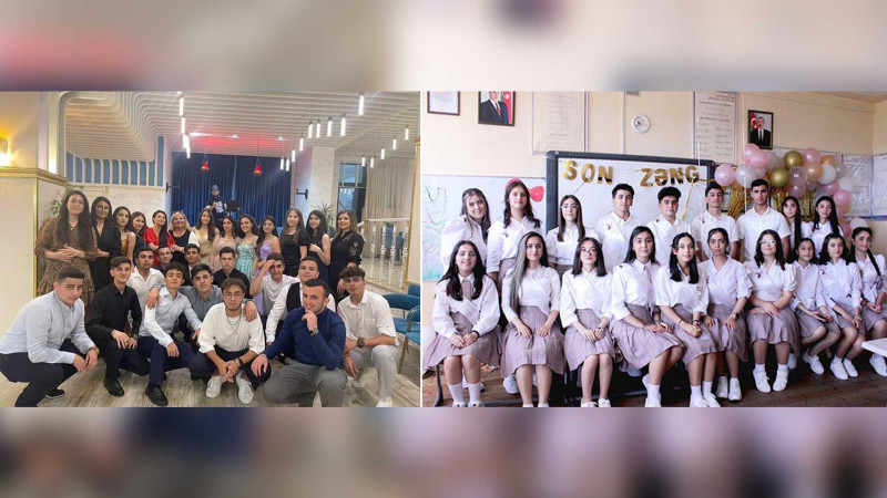 Binəqədidə və Xətaidə yerləşən məktəblərin də bir sinfinin bütün məzunları tələbə adını qazanıblar