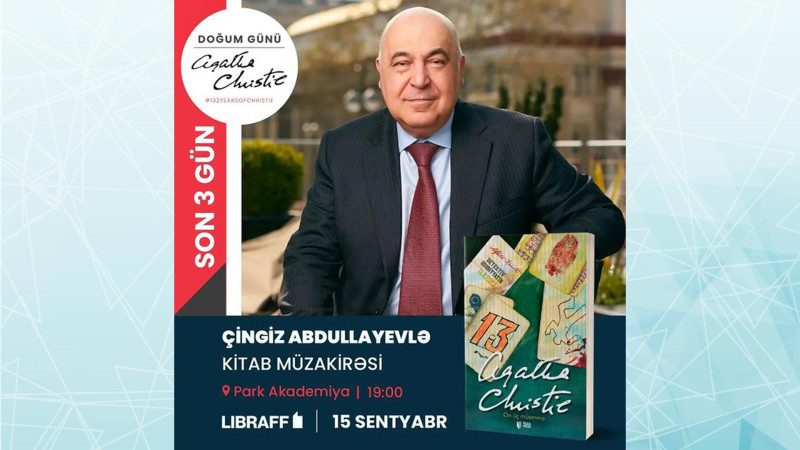 “Libraff”da Xalq yazıçısı Çingiz Abdullayevlə görüş keçiriləcək