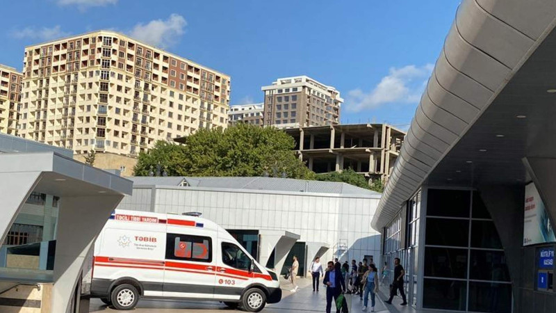 Bakı Dəmir Yolu vağzalına Təcili Tibbi Yardım çağırılıb