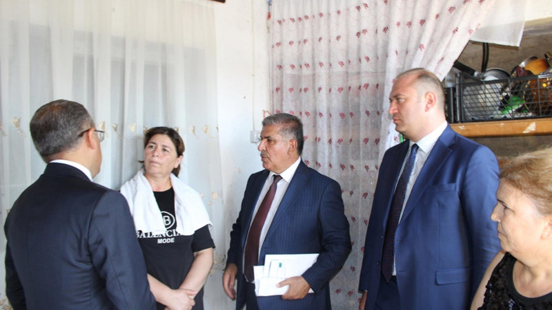 Şəhid Elşən Nəsirovun ailəsi icra başçısı tərəfindən ziyarət edilib