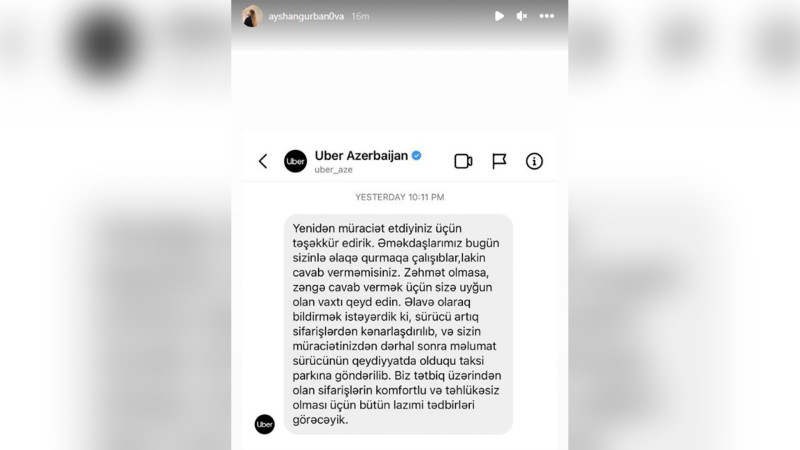 Bakıda blogeri hədələyən taksi sürücüsü işdən çıxarıldı